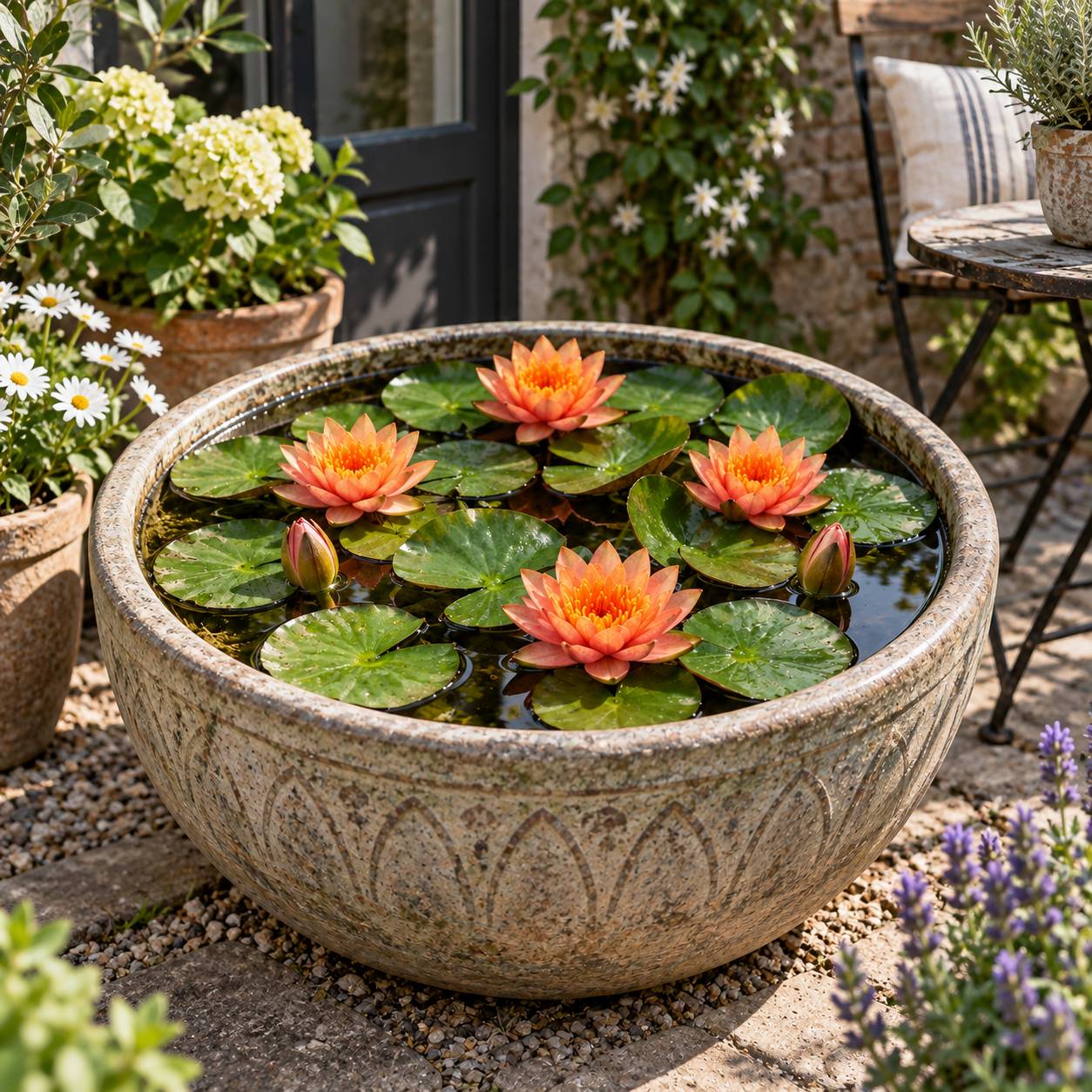 Nénuphar nain orange - Nymphaea - Image 4