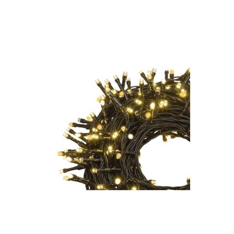 Lotti - Guirlande BOA MiniCluster 40,5m 2000 LED Blanc Chaud Câble Vert Minuterie Extérieur Lotti - Image 2