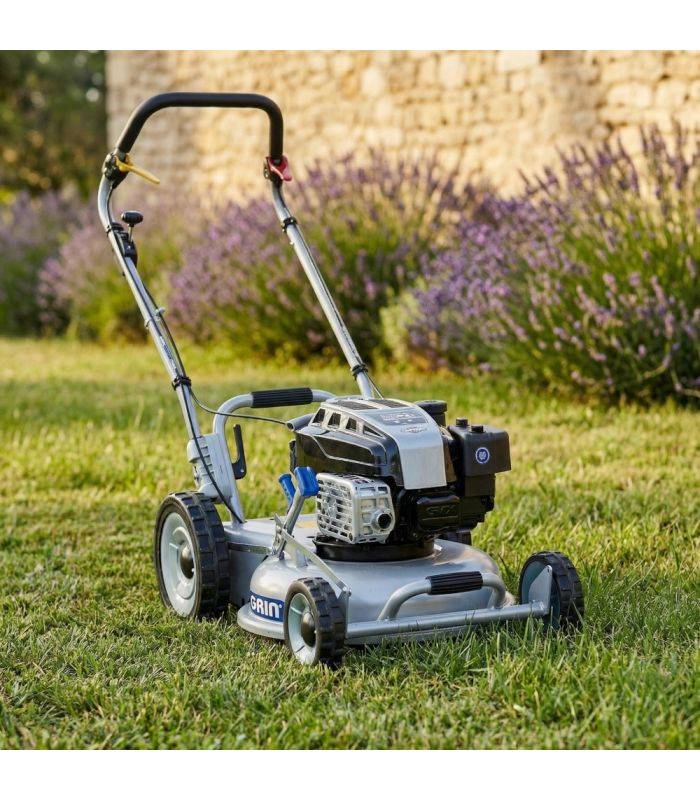 Grin - Tondeuse à gazon professionnelle tractée moteur Briggs Stratton 190 cm³, mulching 46 cm - GRIN PM46A - Image 1