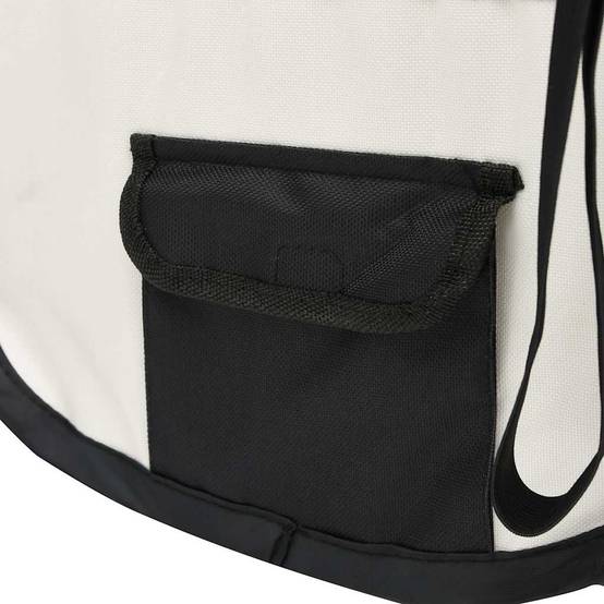 Parc pour chien pliable en tissu avec sac de transport pour voyage et maison Noir – ComfortXL Outdoor Living - Image 6