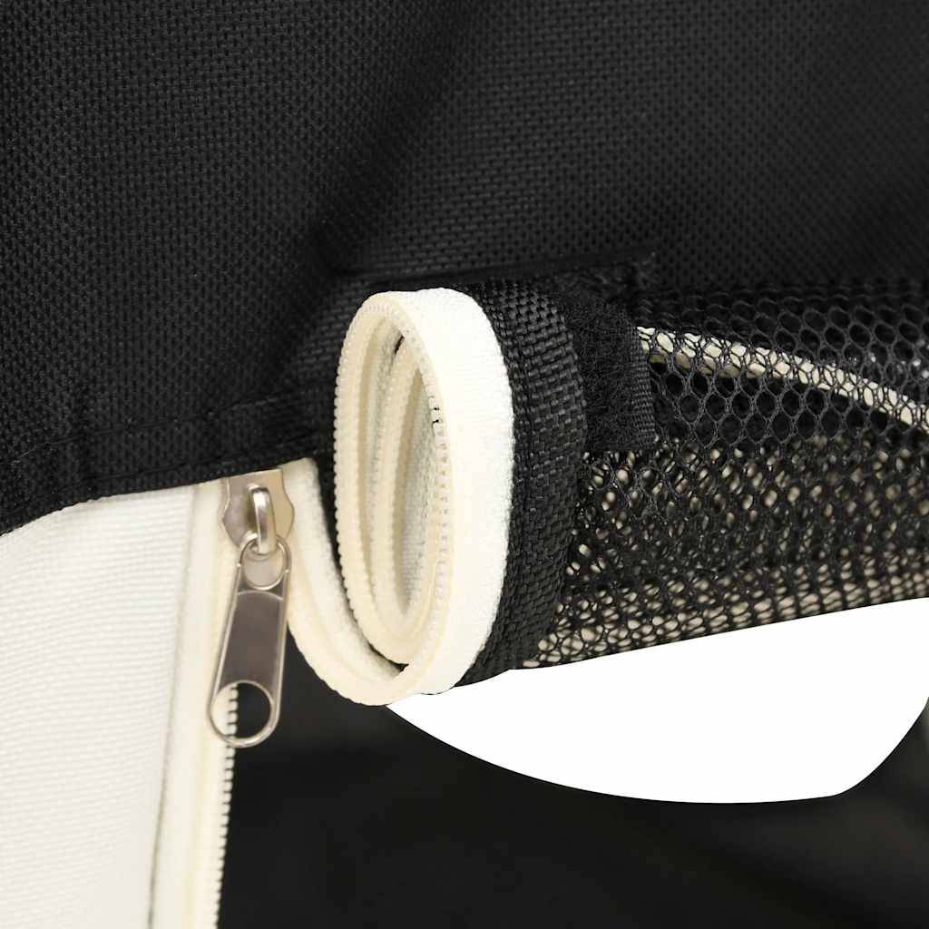 Parc pour chien pliable en tissu avec sac de transport pour voyage et maison Noir – ComfortXL Outdoor Living - Image 9