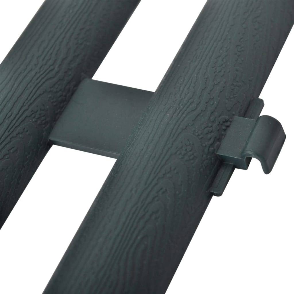 Bordure jardin décorative plastique aménagement massifs délimitation pelouse 10m vert - ComfortXL Outdoor Living - Image 4