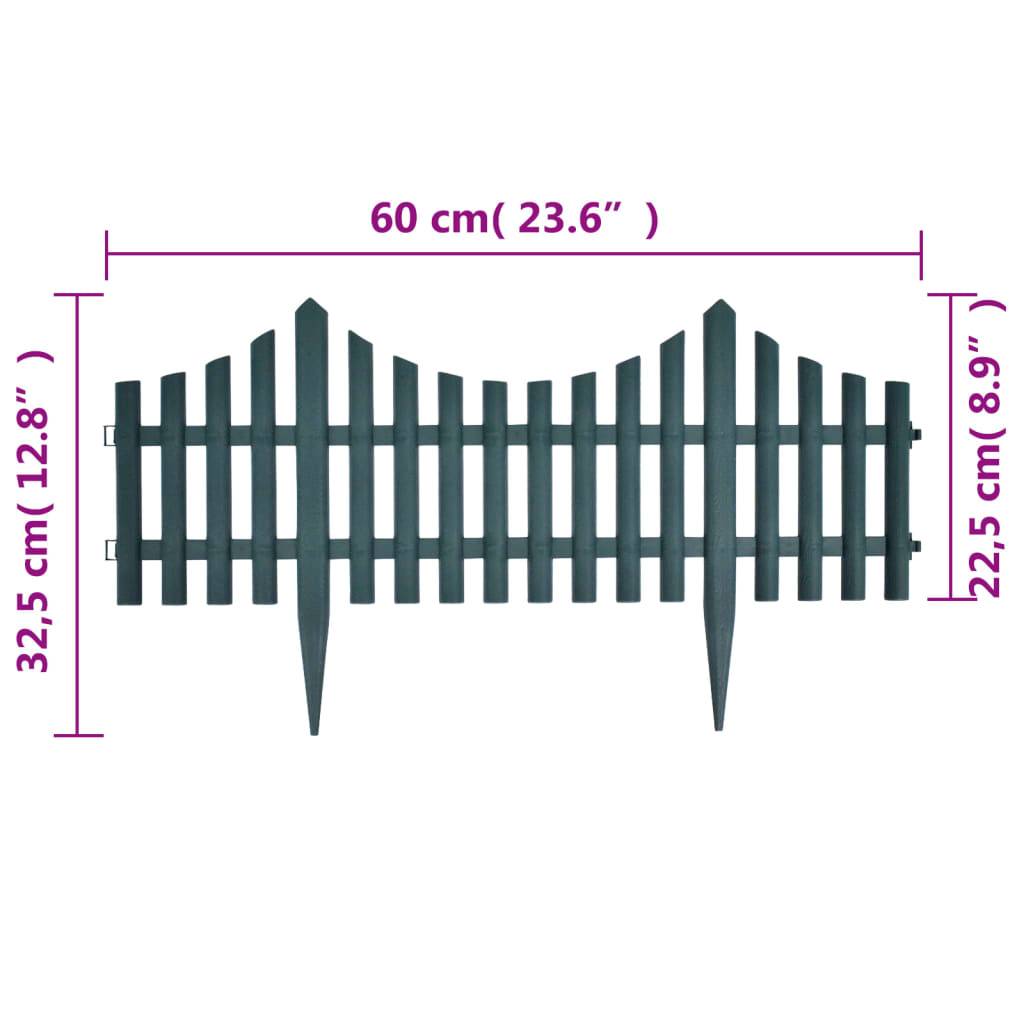 Bordure jardin décorative plastique aménagement massifs délimitation pelouse 10m vert - ComfortXL Outdoor Living - Image 9