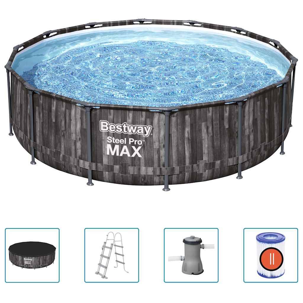 Prolenta Premium - Piscine autoportante Prolenta Bleu 427 X 107 cm - P87209B - Image 1