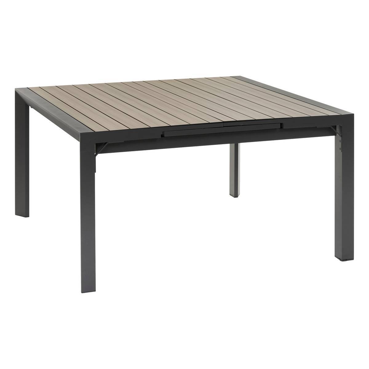 Hesperide - Table de jardin extensible "Évasion" en aluminium seigle & graphite traité époxy 10 places Hespéride - Image 3
