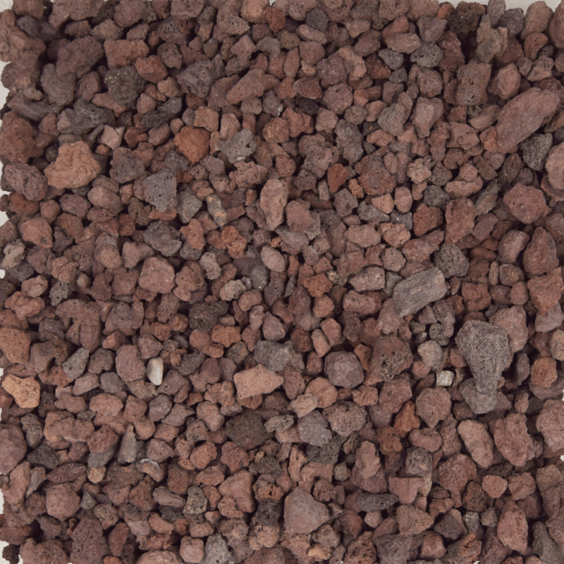 Pouzzolane rouge 6/12 mm - Big Bag 1T (22 m²) - Rouge sombre  - Jardinex - Image 2