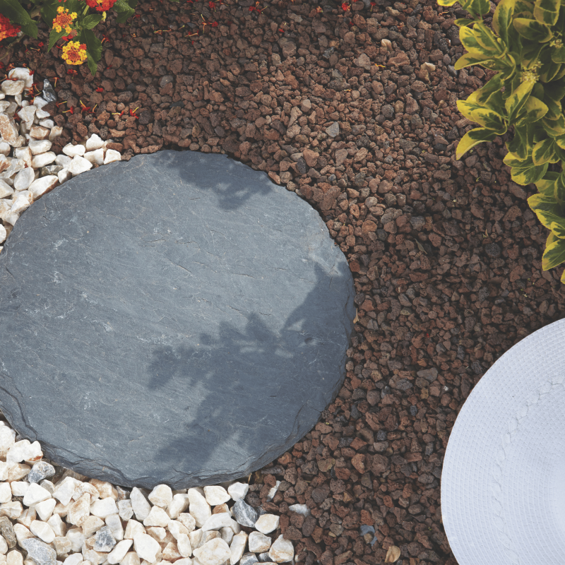 Pouzzolane rouge 6/12 mm - Big Bag 1T (22 m²) - Rouge sombre  - Jardinex - Image 6