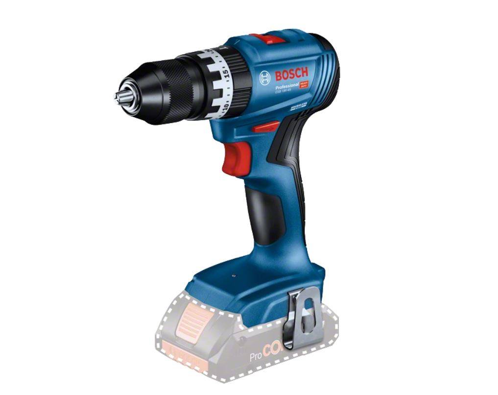 Bosch - Perceuse visseuse à percussion 18V GSB 18V-45 Professional (sans batterie ni chargeur) - BOSCH - 06019K3300 - Image 1