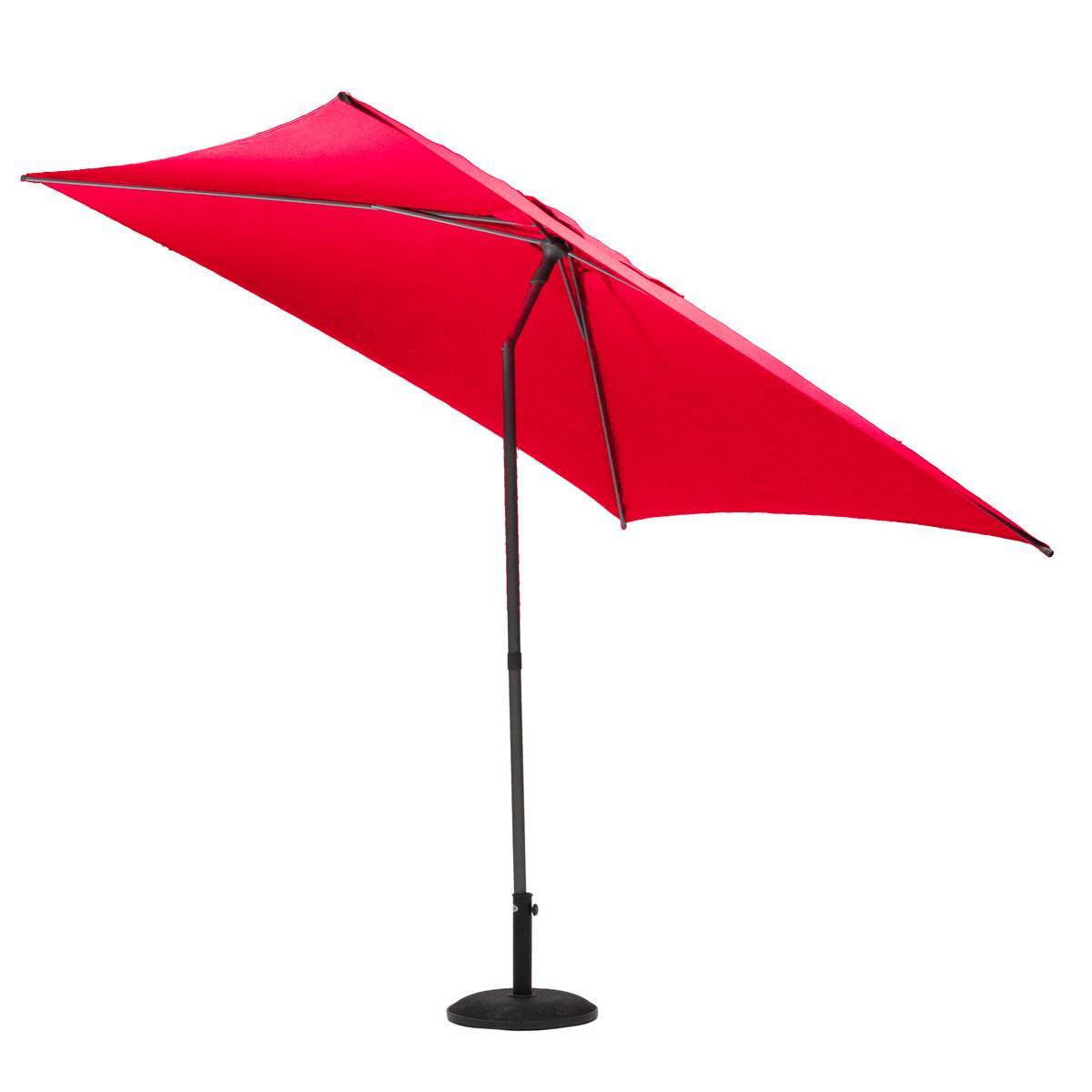 Hesperide - Parasol droit carré "Soya" grenade D2,5x2,5m en acier Hespéride - Image 4