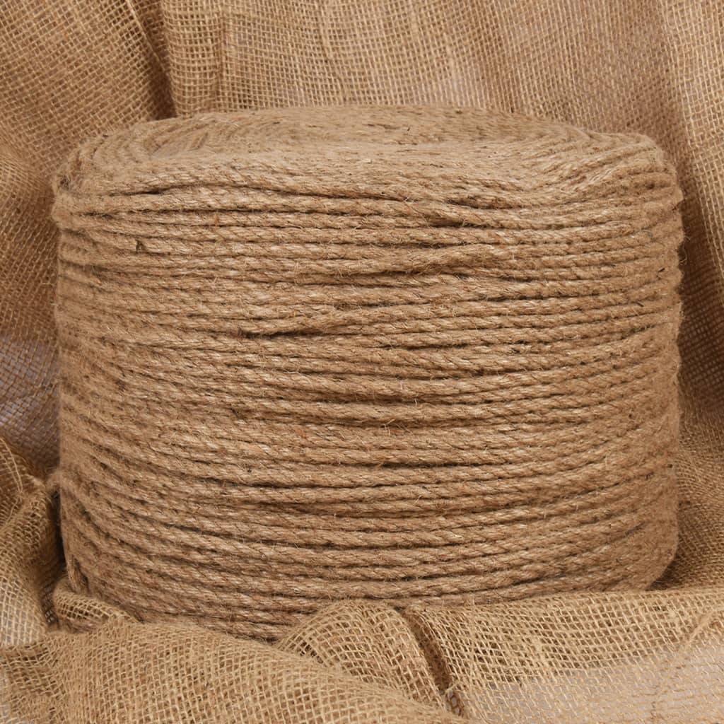 Corde de jute 100 m de long 8 mm d'épaisseur Maison Chic - Image 2