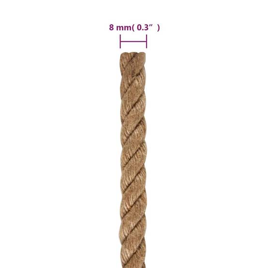 Corde de jute 100 m de long 8 mm d'épaisseur Maison Chic - Image 6