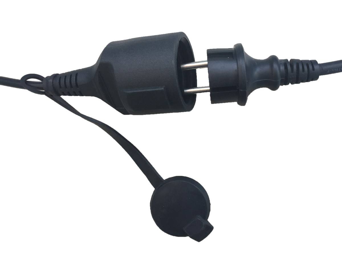 Fox Light - Guirlande 20 m - 20 douilles E27 cable rond noir IP44 Fox Light - Image 2