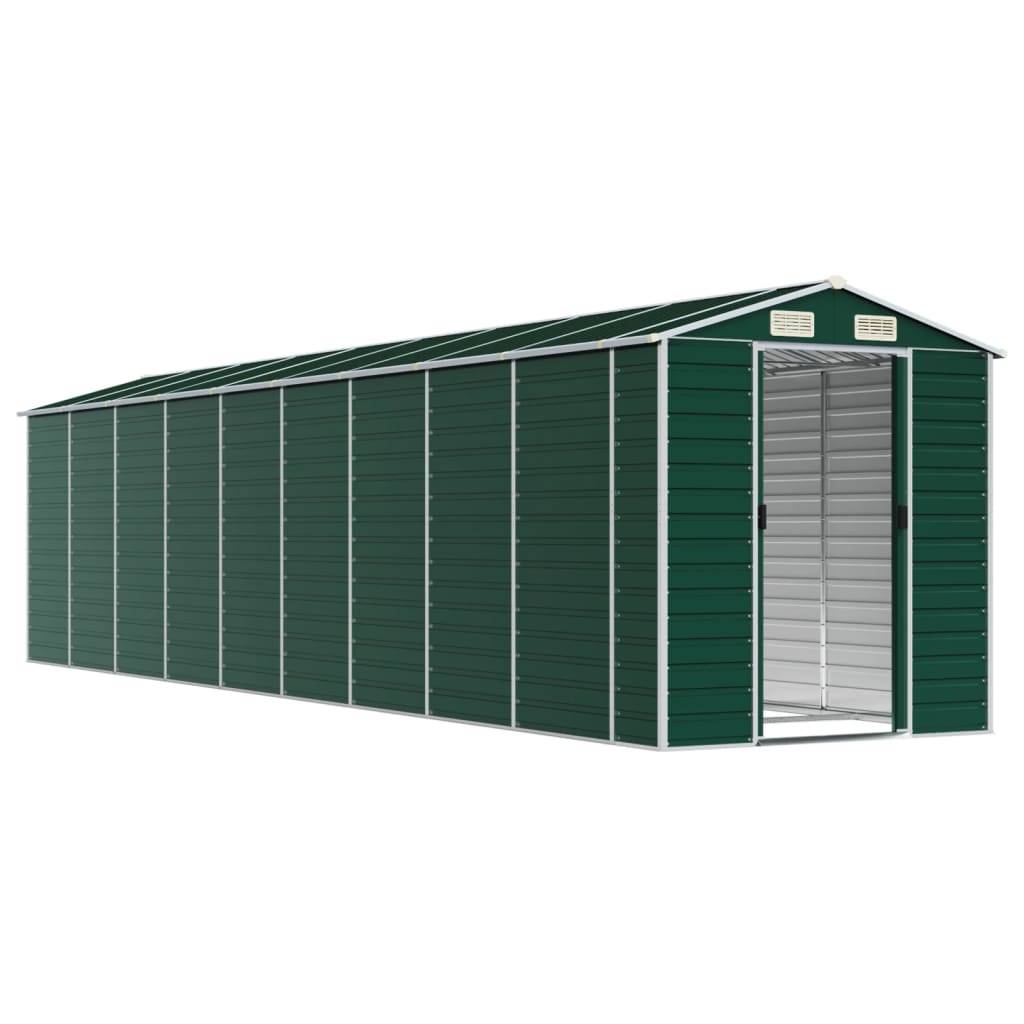 Vidaxl - Abri de jardin vert 191x810x198 cm acier galvanisé vidaXL 3188239 - Image 9