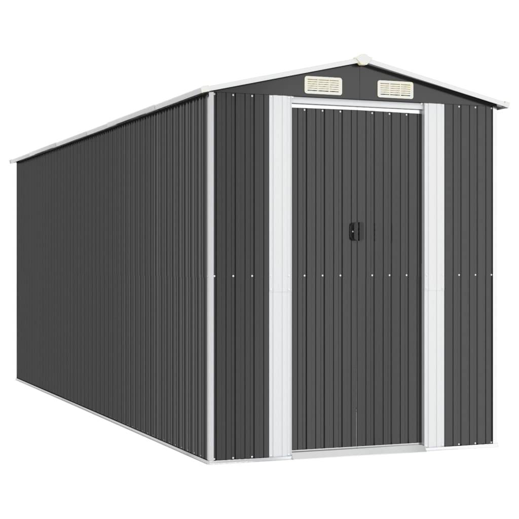 Vidaxl - Abri de jardin Anthracite 192x523x223 cm Métal galvanisé 10m² vidaXL 3147453 - Image 2