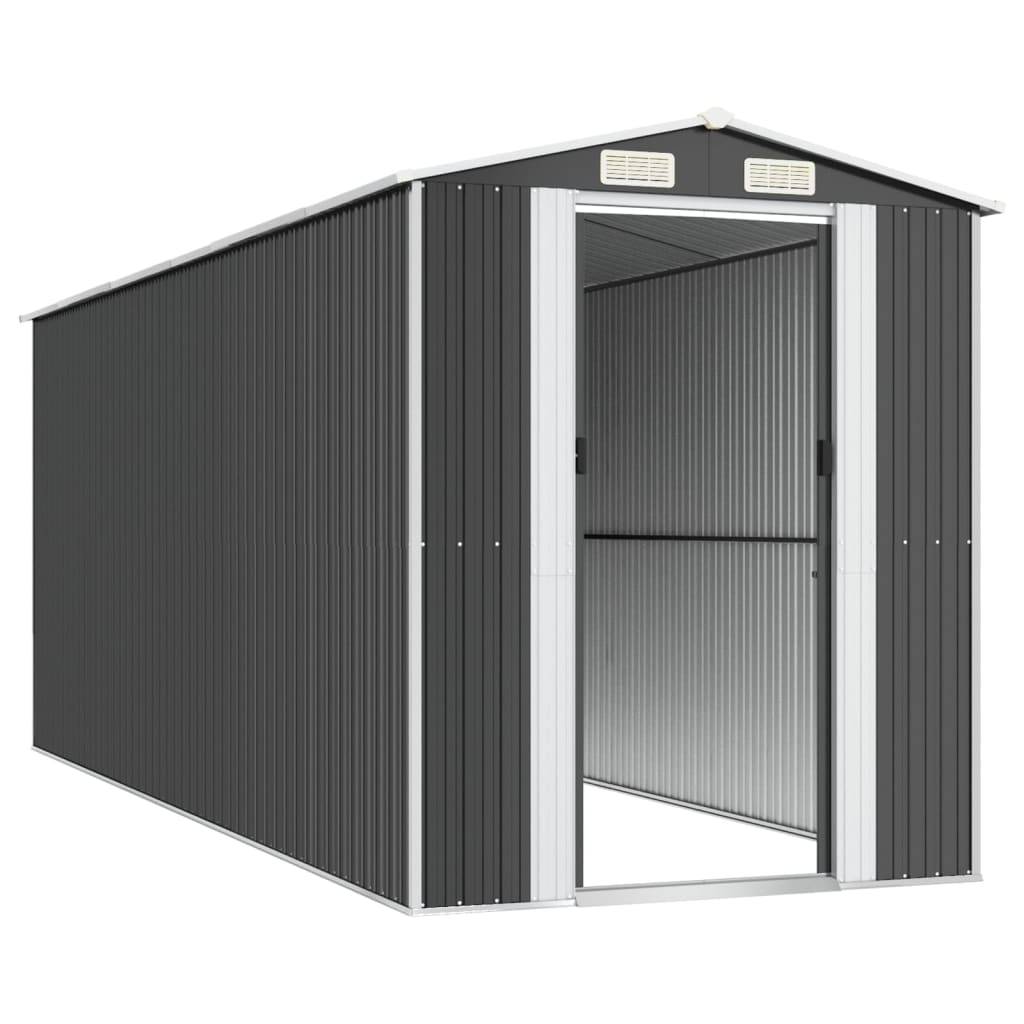 Vidaxl - Abri de jardin Anthracite 192x523x223 cm Métal galvanisé 10m² vidaXL 3147453 - Image 5