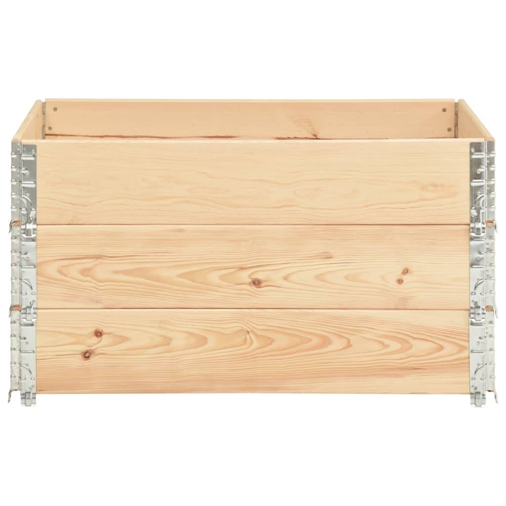 ComfortXL - Jardinières surélevées bois pin jardin modulable lot 3 brun 100cm - ComfortXL Outdoor Living - Image 3