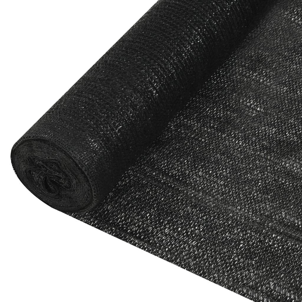Helloshop26 - Filet brise-vue noir 2x10 m pehd 150 g/m² - Image 1
