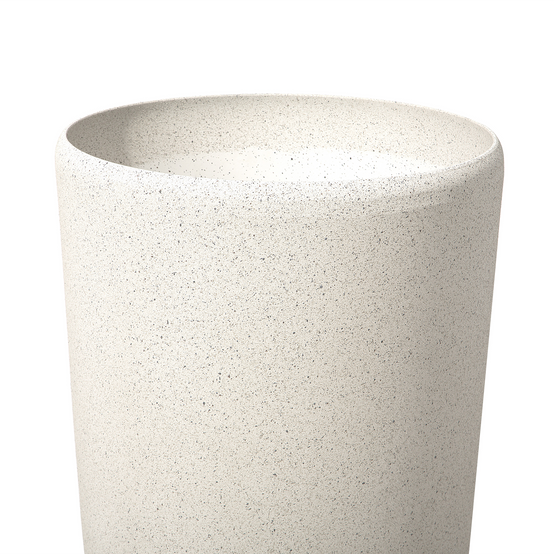 Cache-pot d'extérieur Fibre d'argile Beige clair ABDERA - Beliani - Image 3