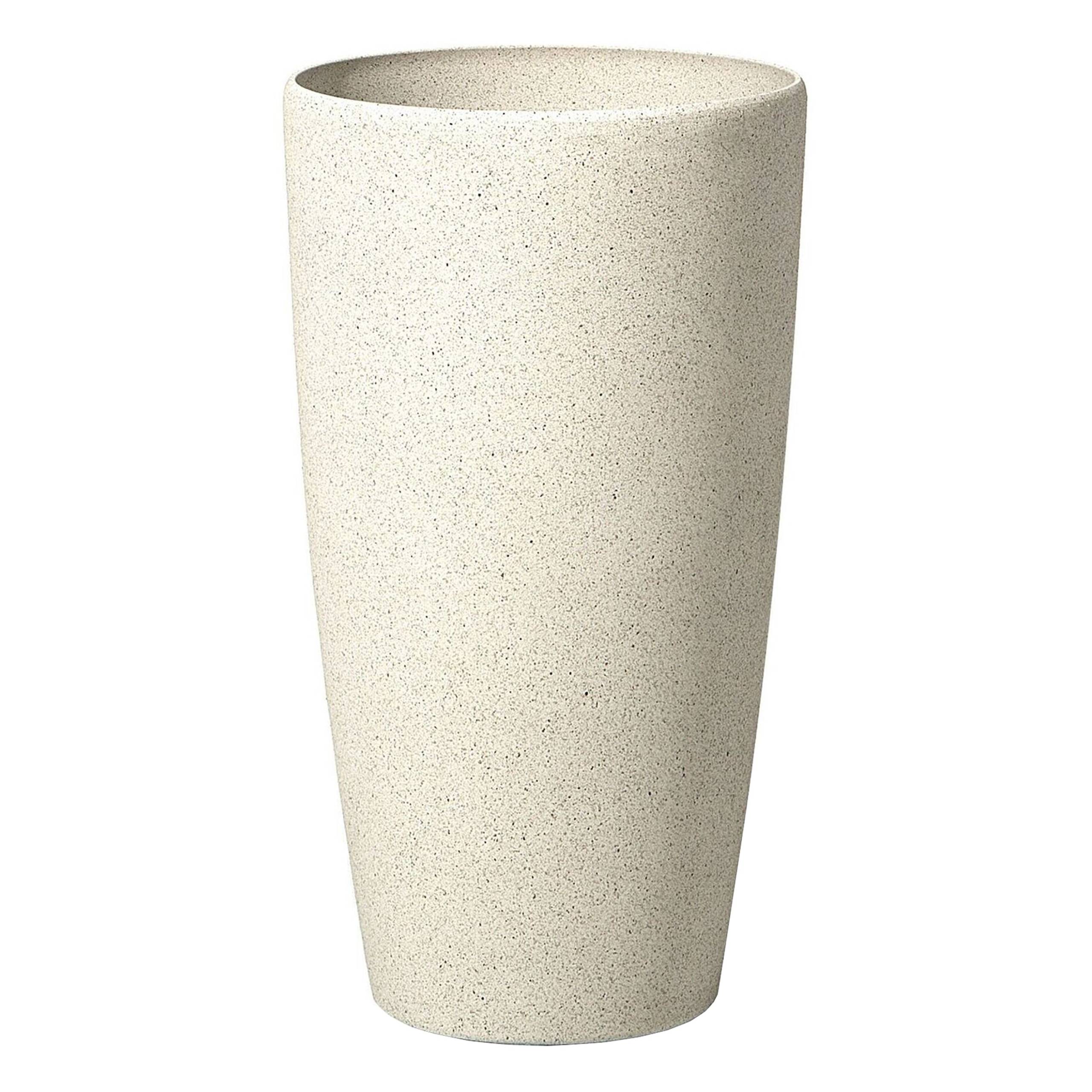 Beliani - Cache-pot d'extérieur Fibre d'argile Beige clair ABDERA - 31x31x58- Beliani - Image 2