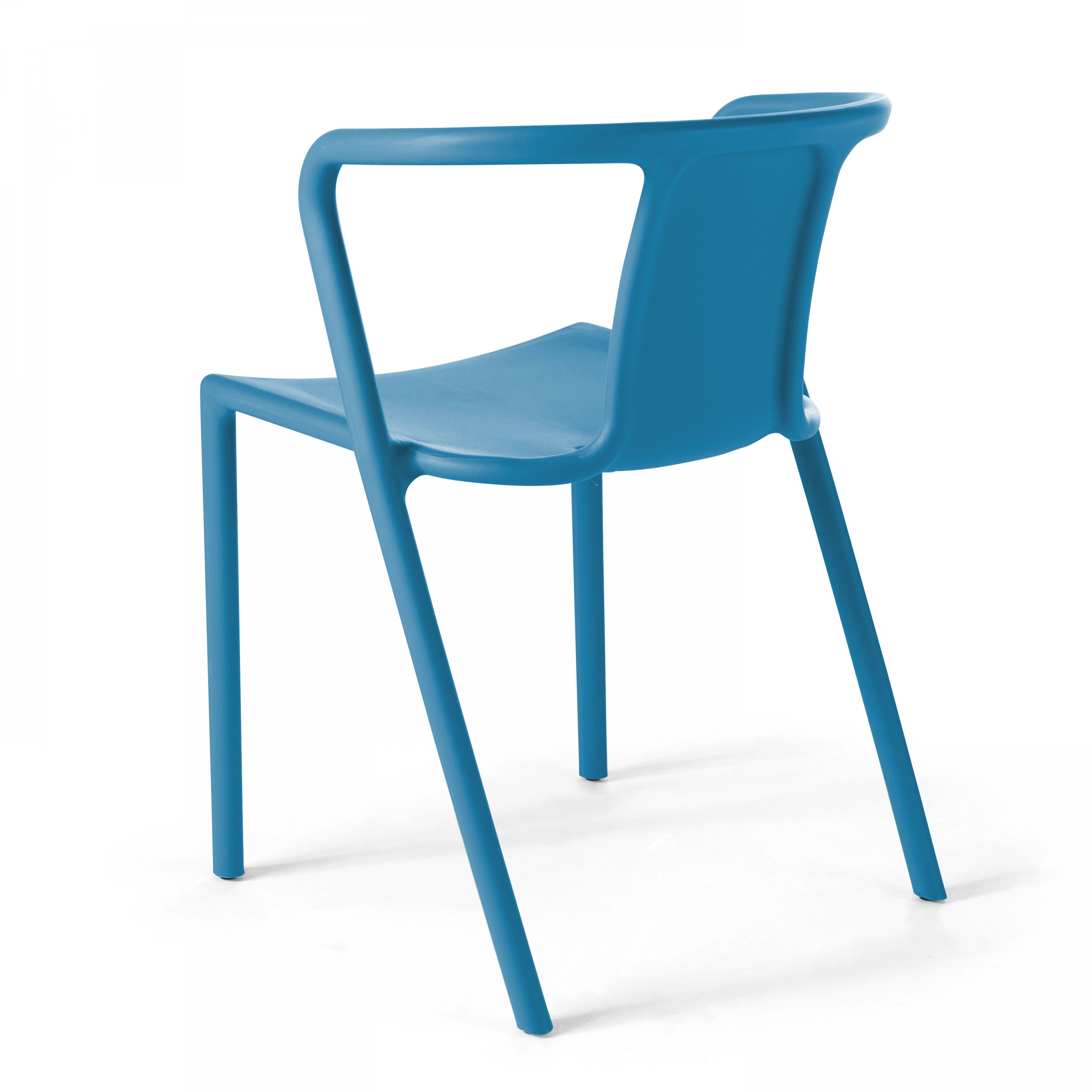 Oviala - Fauteuil en plastique bleu - Oviala - Image 2