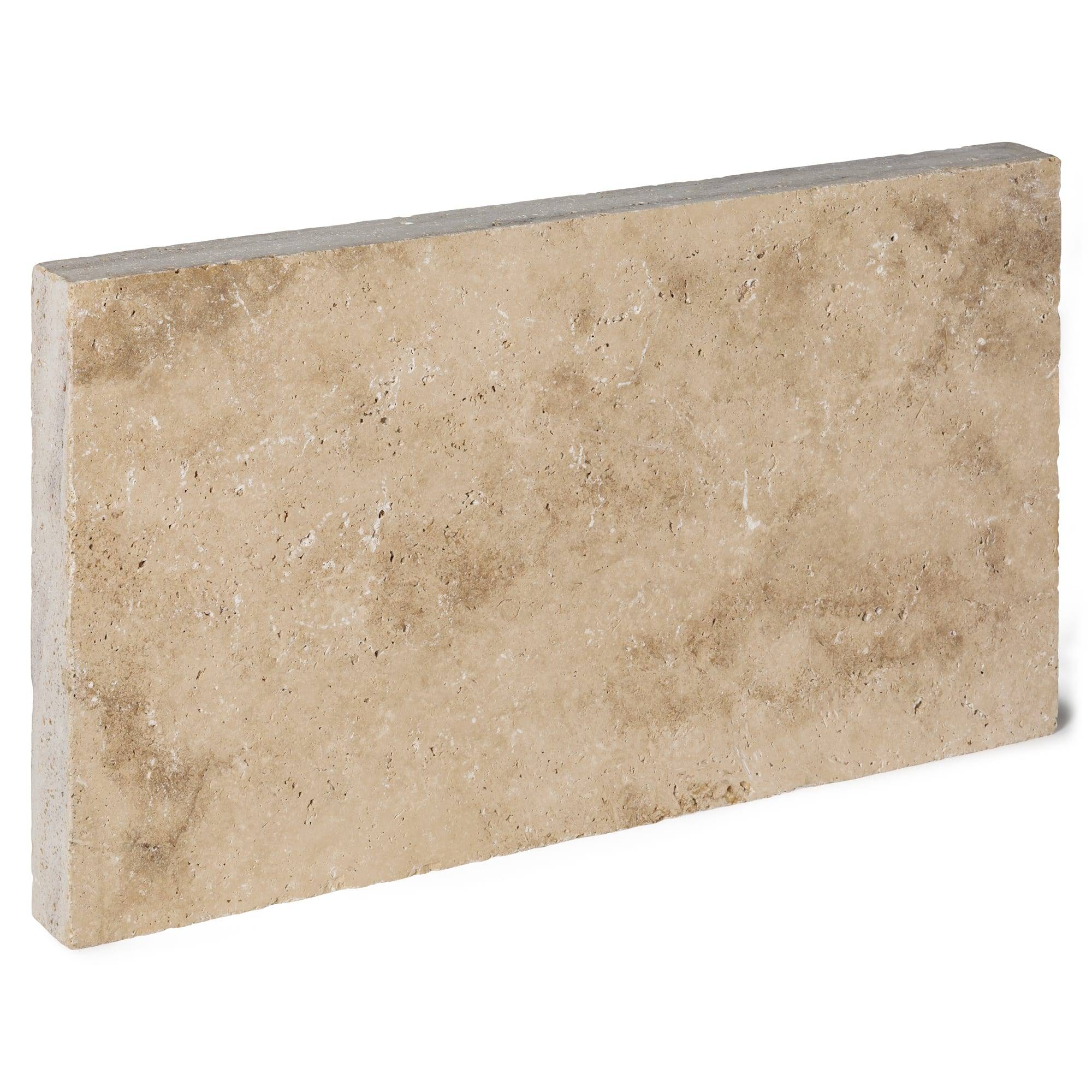 RO'MA Nature - Bordure de jardin Travertin Beige Nuancé 61x33x5 cm (à l'unité) - RO'MA NATURE - Image 2