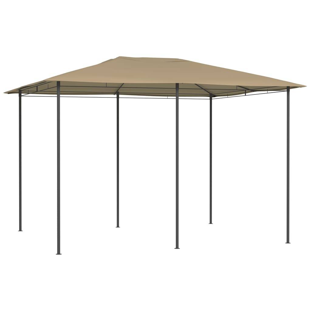 Maison Chic - Pergola Jardin - Tonnelle de jardin - Belvédère 3x4x2,6 m Taupe 160 g/m² MI35 - Image 2