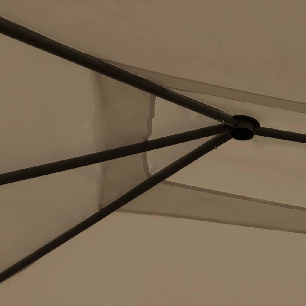 Maison Chic - Pergola Jardin - Tonnelle de jardin - Belvédère 3x4x2,6 m Taupe 160 g/m² MI35 - Image 3