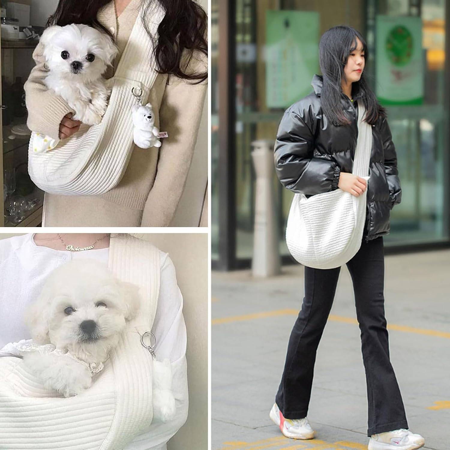 Sac de transport pour chat et chien - Capacité de charge jusqu'à 4 kg - Sangle de sécurité intégrée - Respirant et léger - Petit - Living123 - Image 4