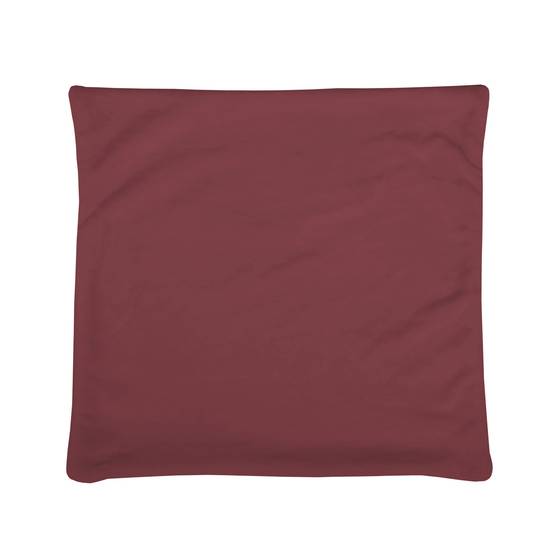 Lovely Casa - Housse de coussin douceur - LOVELY CASA - Polyester - Marsala - Image 1