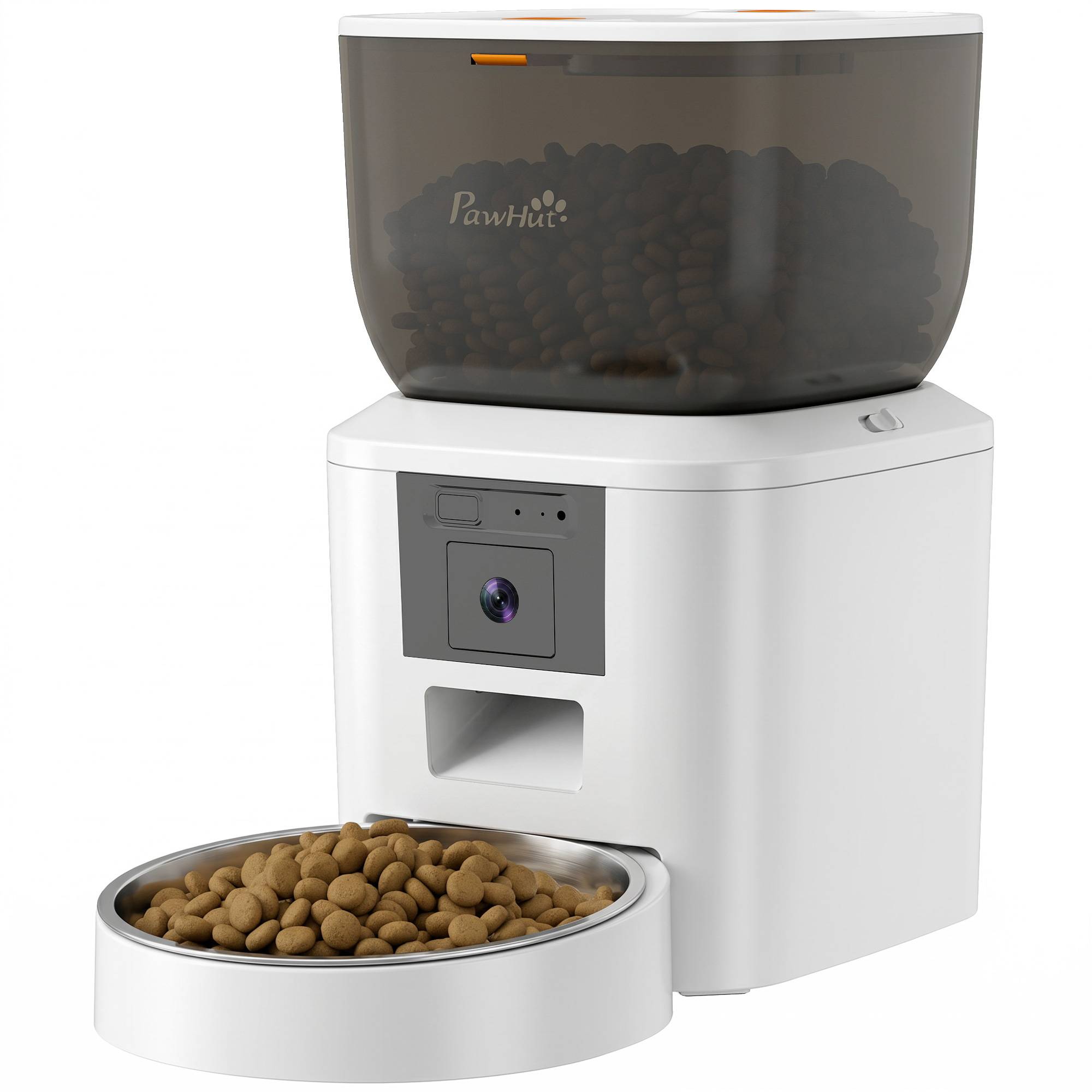 Distributeur automatique de croquettes pour chat avec caméra, Wi-Fi 2,4 GHz, application de contrôle, capacité de 4 L pour 1 à 10 repas - Image 1