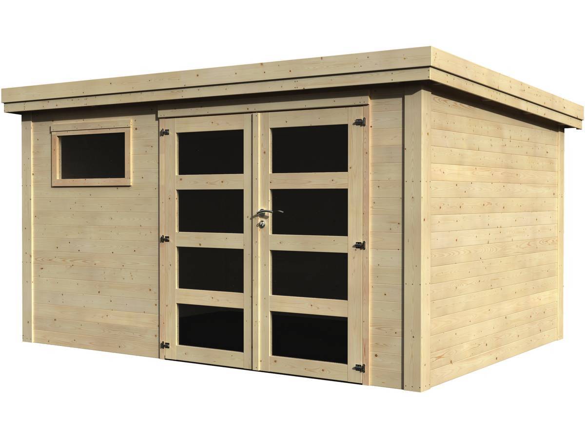 Decor et Jardin - Abri Jardin Bois "paolo" - 10 M² - 3.65 X 2.75 X 2.16 M - 28 Mm -decor Et Jardin - Image 1