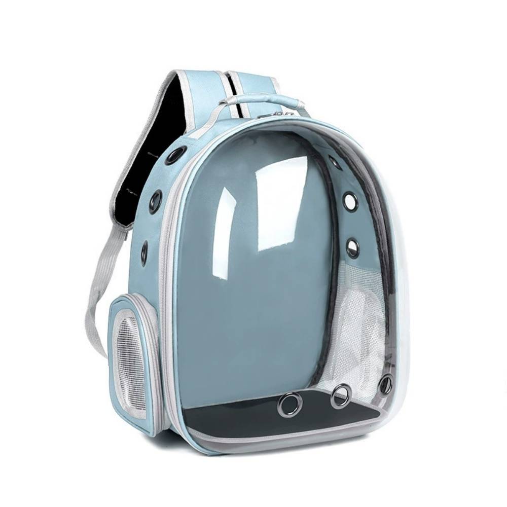IntiMeg - Sac à dos transparent pour chat Bleu IntiMeg - Image 1