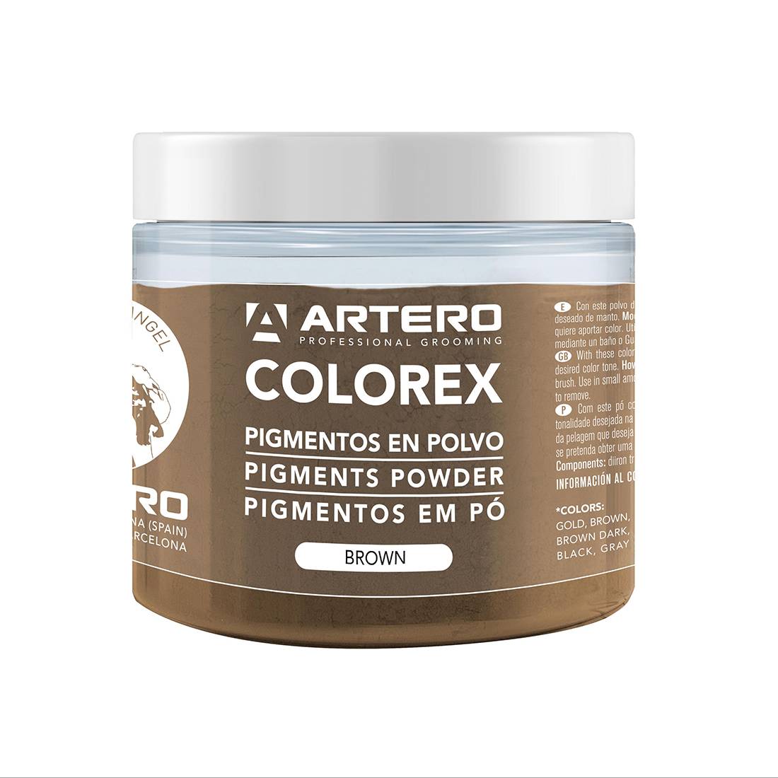 Artero Colorex Poudre Brun 75 G.