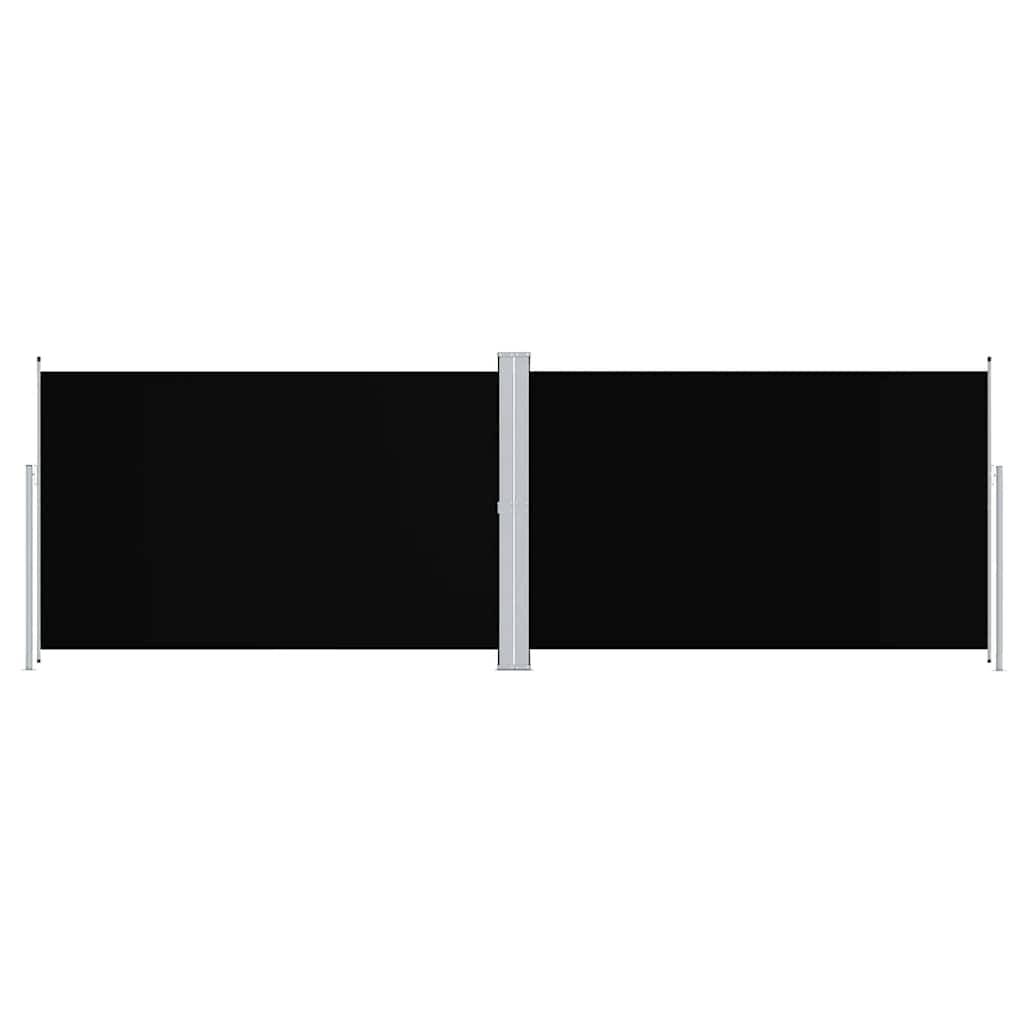 Store banne | Auvent latéral rétractable Noir 200x600 cm Maison Chic - Image 1