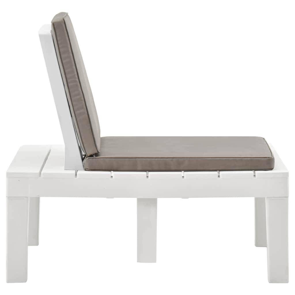 Prolenta Premium - Chaises de jardin plastique blanc 78 x 78 x 70 cm - Prolenta premium p3120.1 - Image 5