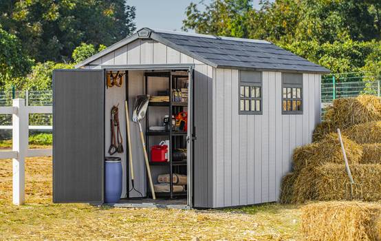 Keter - Abri de jardin Oakland 7511 - 7,2 m² - gris - KETER - Image 2
