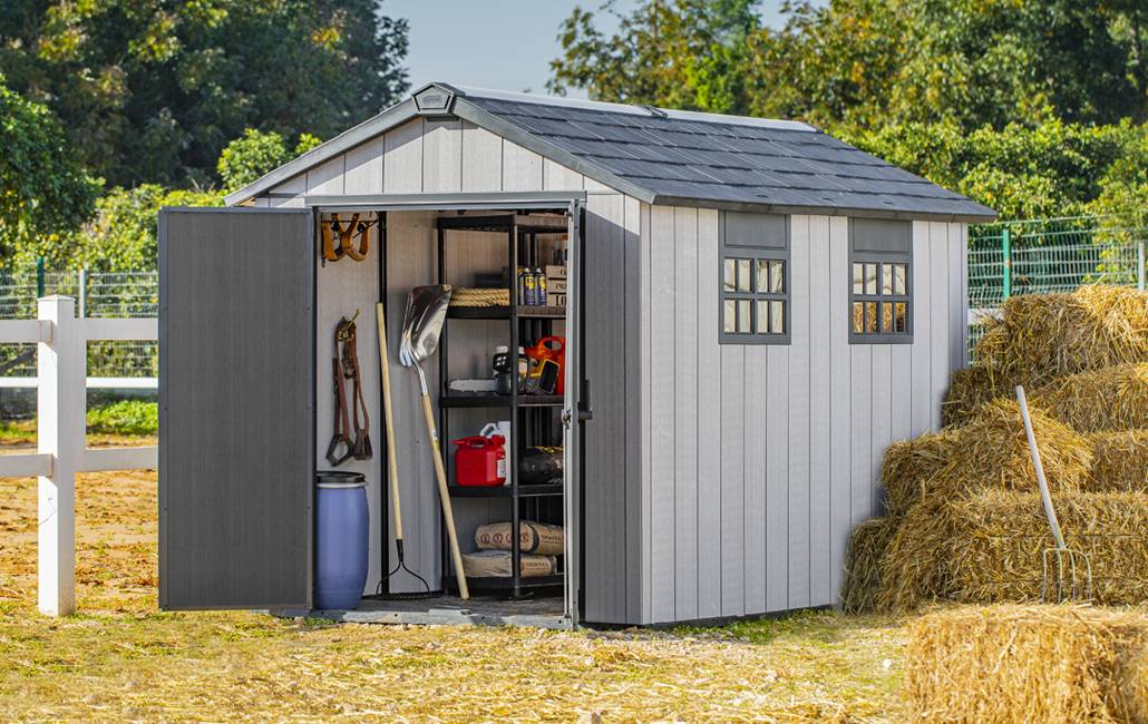 Keter - Abri de jardin Oakland 7511 - 7,2 m² - gris - KETER - Image 2