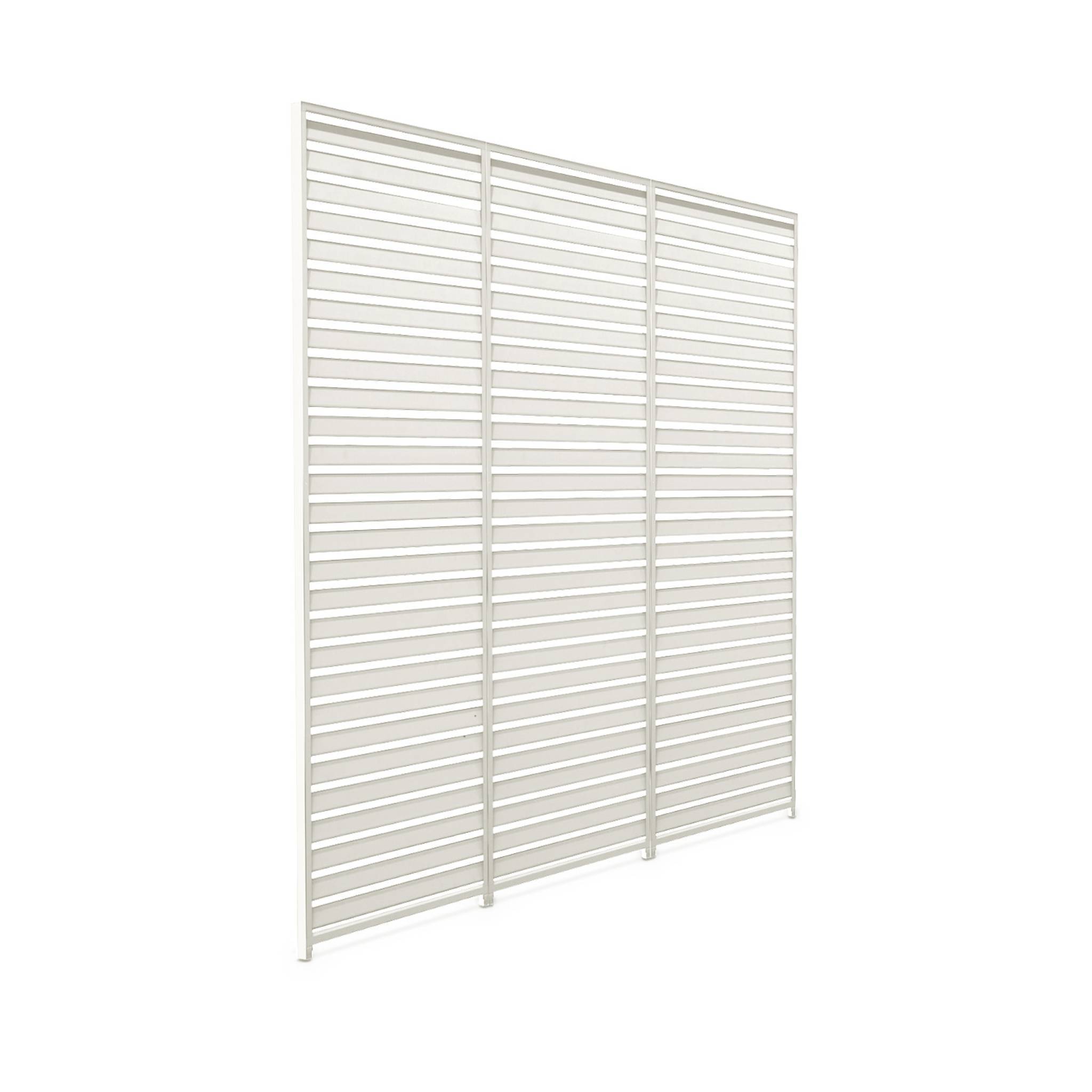 Lot de 3 persiennes beige 130cm pour pergola bioclimatique aluminium 4x3m Triomphe | sweeek - Image 2
