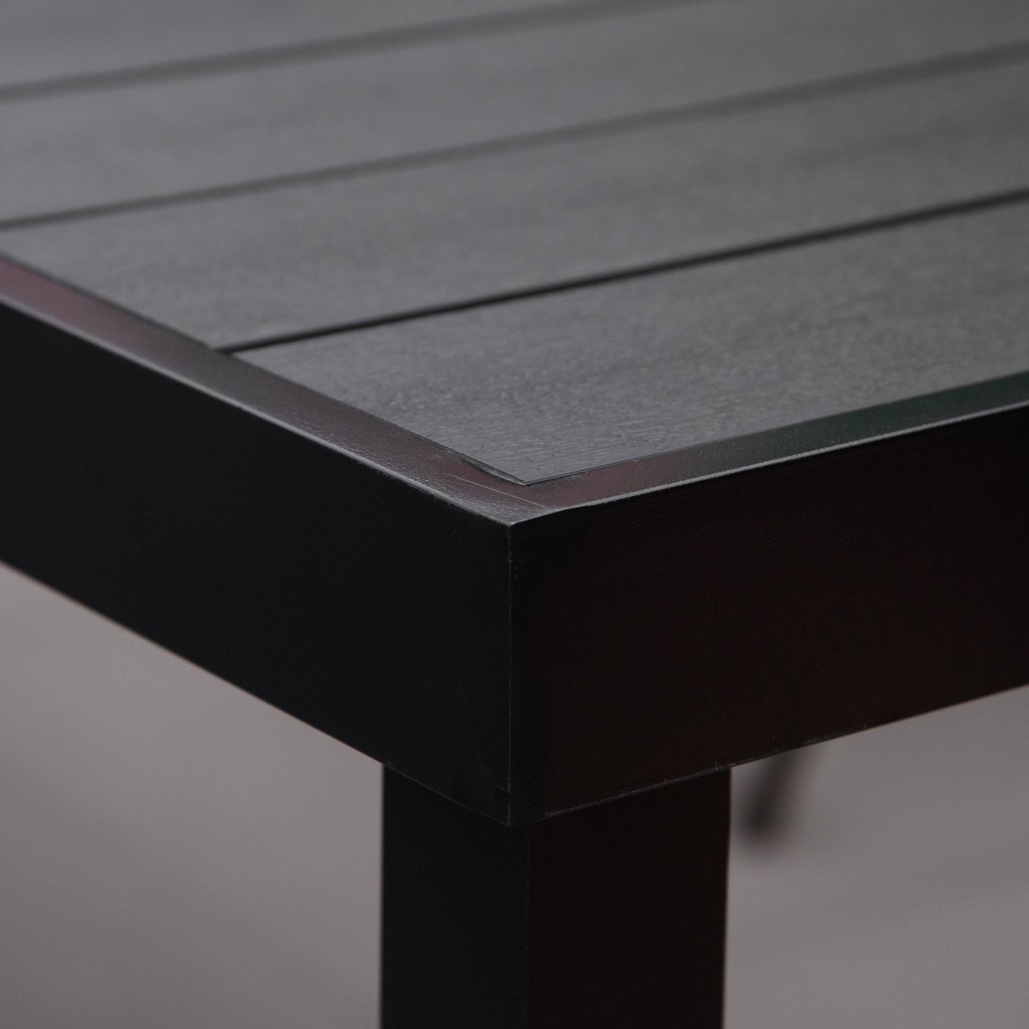 Table à manger de jardin pour 8 personnes, table de jardine en aluminium, pour patio, terrasse, 190 x 90 x 74 - Image 10