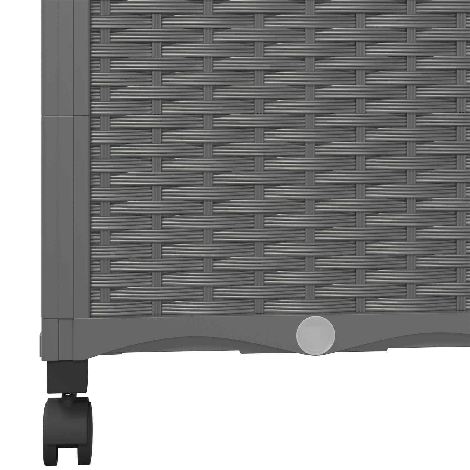 ComfortXL - Bac à plantes treillis polypropylène jardin balcon tuteur vignes tomates 80x40cm Gris clair - ComfortXL Outdoor Living - Image 6