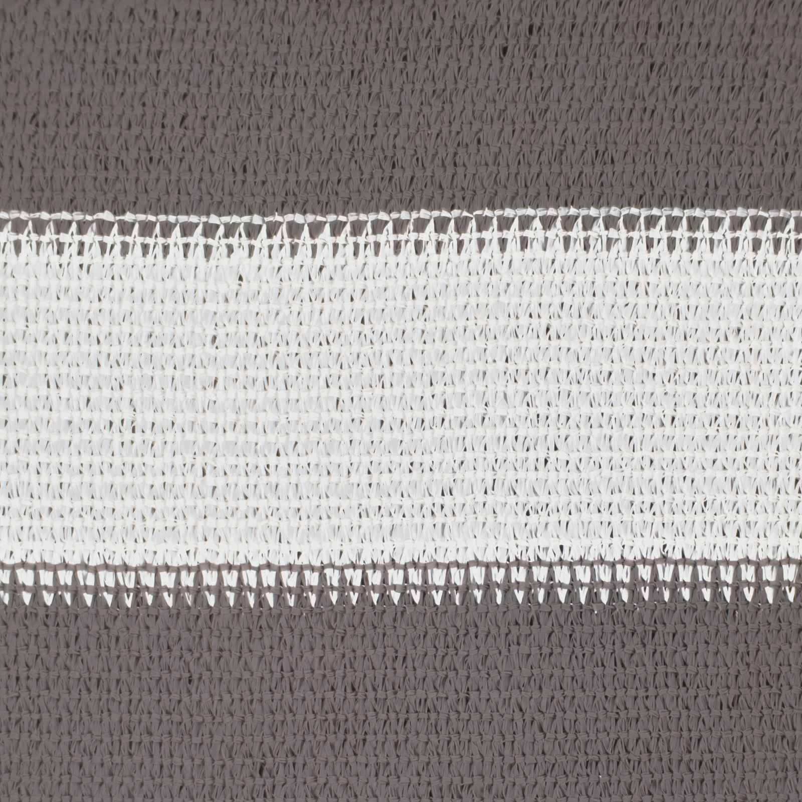 Voile d'ombrage HDPE gris clair et blanc 450 x 450 cm - PANGIVO - Image 6