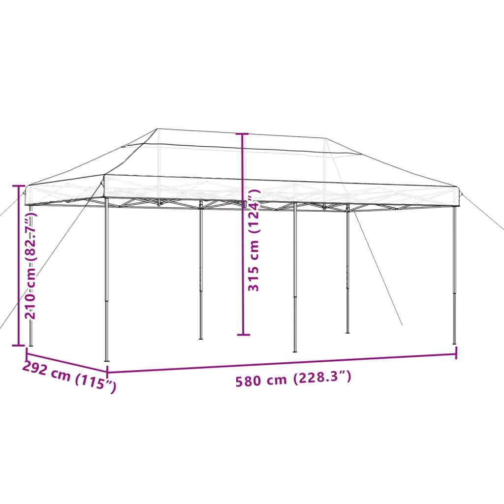 Prolenta Premium - Pergola acier orange  580 x 292 x 315 cm  - Prolenta premium p3111.5 - Image 9