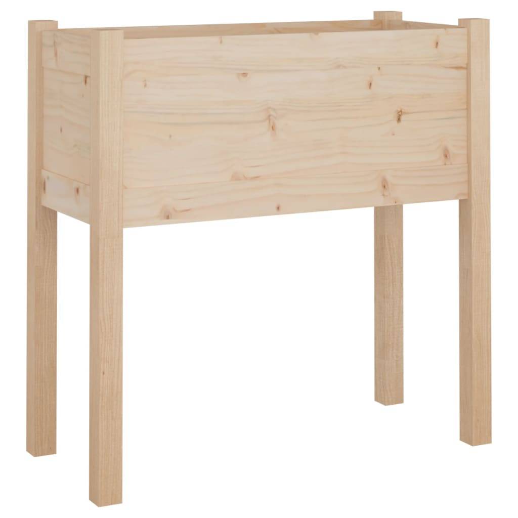 Maison Chic - Lot de 2 Jardinières - Bac à Fleurs - Pot De Fleurs 70x31x70 cm bois de pin massif - Image 3