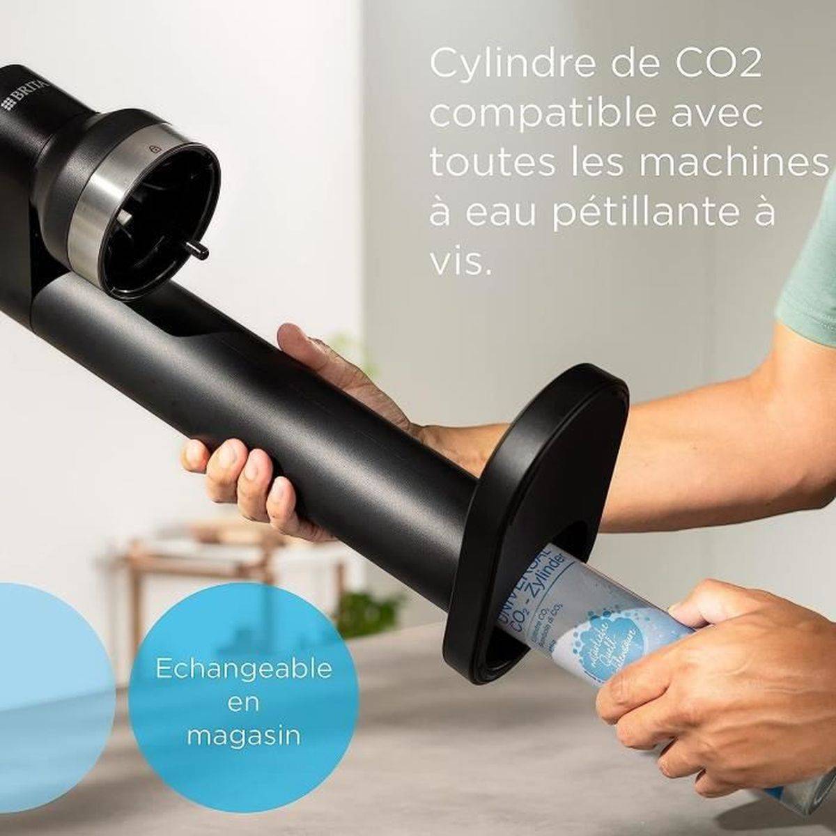 Cylindre de CO₂ à visser, 425 g, jusqu’à 60 L - BRITA - Image 3