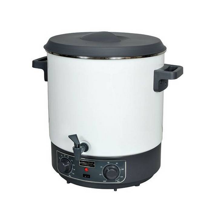 Kitchen Chef - Stérilisateur de bocaux électrique avec robinet et minuteur 27l 1800w QL270QIE Kitchen Chef