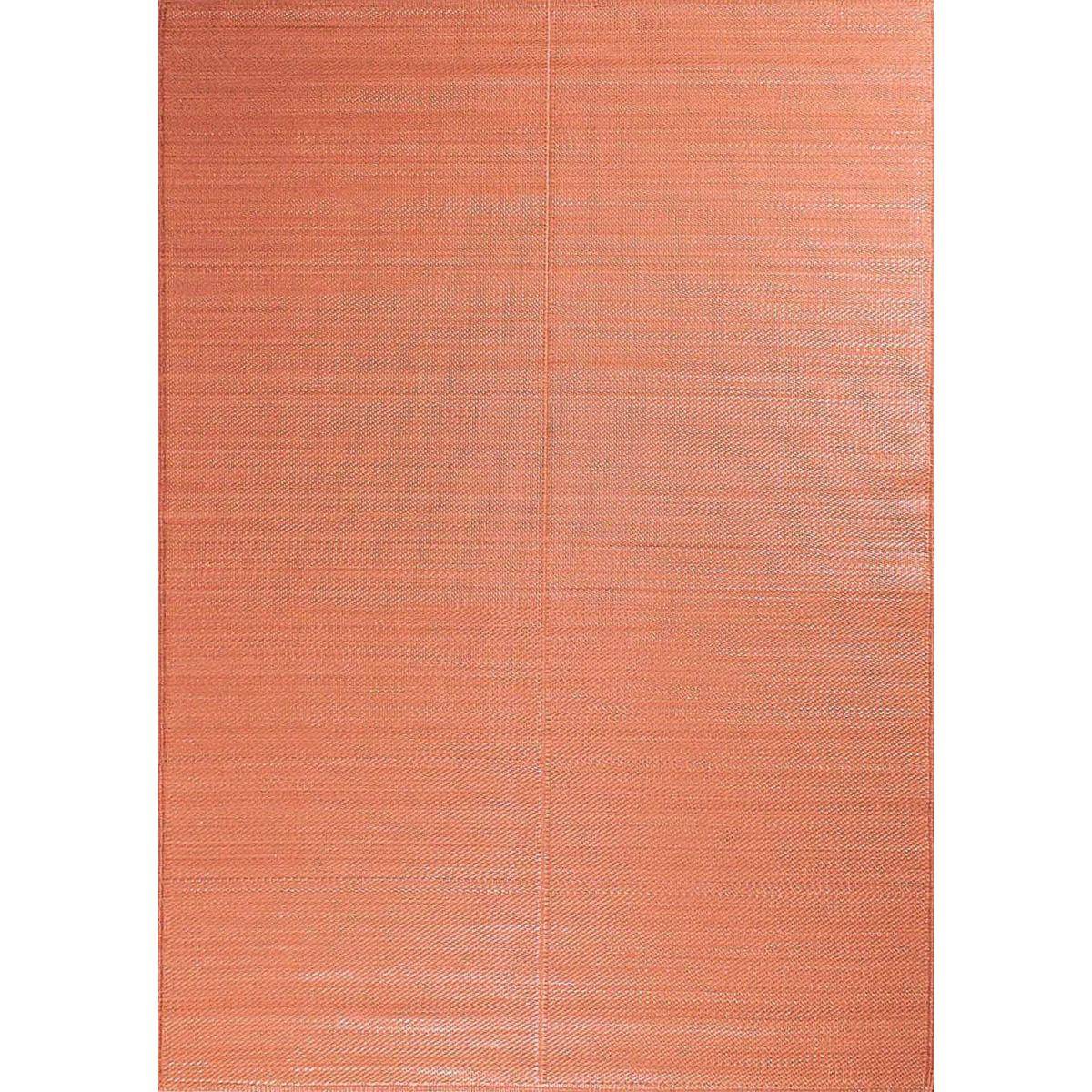 Jardindeco - Tapis extérieur en polypropylène Spargi 1747 corail 150 x 220 cm - Image 1