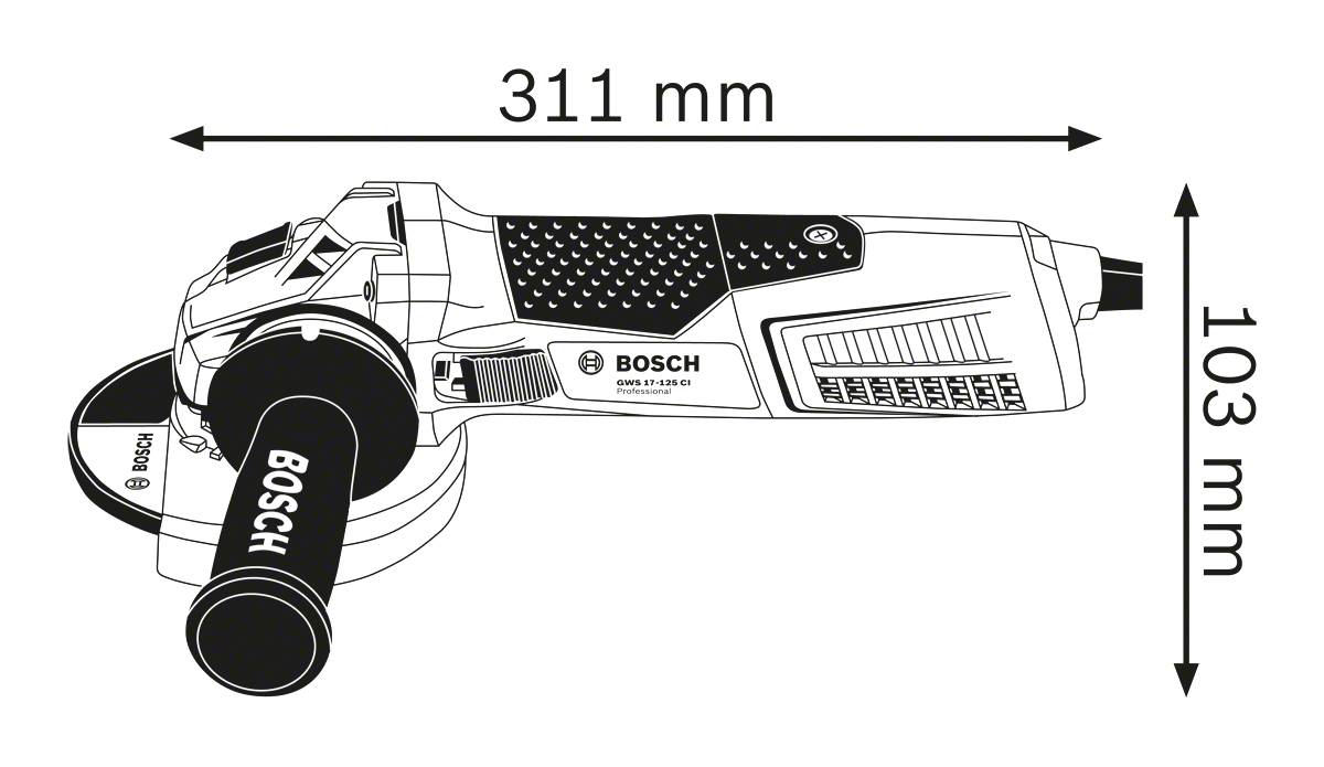 Bosch - Meuleuse BOSCH GWS 19-125 CIE 1900W Ø125MM - 060179P002 - Image 2