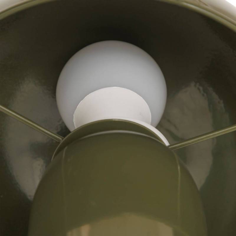 Lampe champignon H24,5 cm Lito métal kaki Atmosphera - Image 2