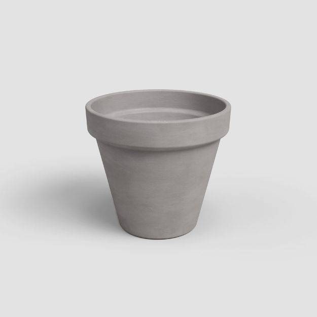 Artevasi - Pot Amalia terre cuite vulcain Ø 39 cm H. 34 cm - ARTEVASI
