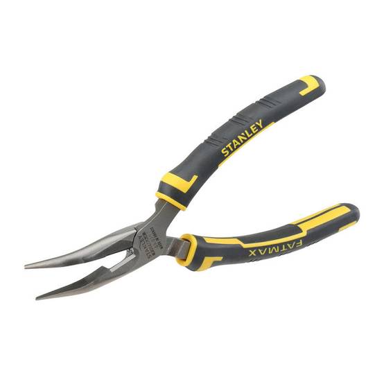 stanley - Pince à becs 1/2 ronds longs coudes STANLEY FATMAX - 160 mm Stanley - Image 1
